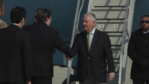 Secretary of State Arrival