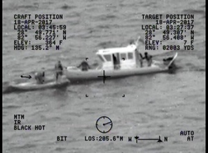 Coast Guard Rescues Family 15 Miles Off Cedar Key, Fla.