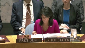 Amb. Nikki Haley Remarks at a Security Council Debate on Human Rights