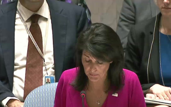 Amb. Nikki Haley Remarks at a Security Council Debate on Human Rights