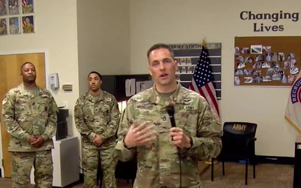 Army Reserve Facebook Live Q&A