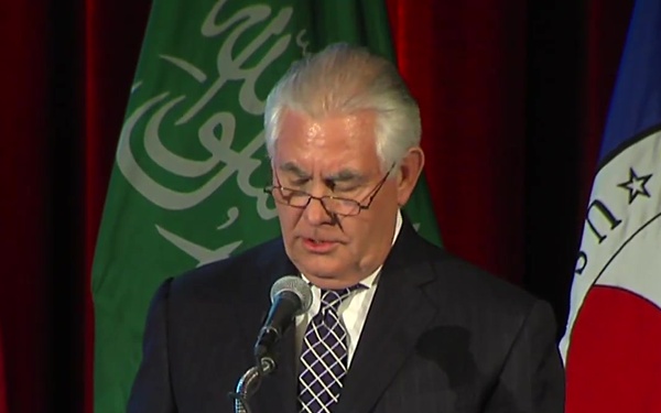 Secretary of State Tillerson delivers remarks at the second annual U.S.-Saudi Arabia CEO Summit.