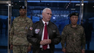 U.S. Vice President Mike Pence Visit the Joint Security Area