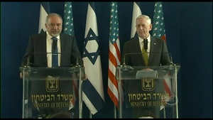 Defense Secretary, Israeli Defense Minister Speak to Press in Tel Aviv