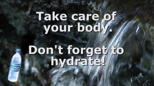 Stay hydrated!