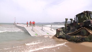 A b-roll file of Combined Joint Logistics Over the Shore Operations performed at Operation Pacific Reach in Pohang, South Korea April.
