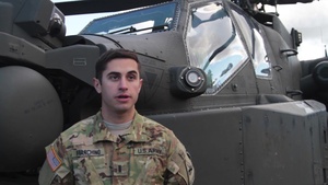 Apache Attack Helicopter pilots brief multinational JTAC counterparts B-Roll