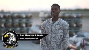 Sgt. Maurice Lewis, MAWTS-1 Aviation Ordnance Systems Tech