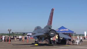 187th FW F-16 Static Display at 2017 Maxwell AFB Air Show