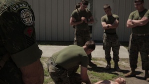 U.S., Brazilian Marines share medical knowledge