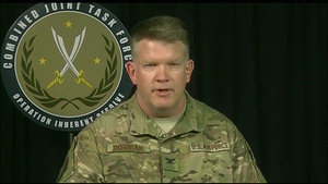 Inherent Resolve Spokesman Briefs Reporters
