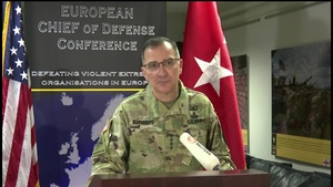 Eucom Commander Speaks to Reporters in Germany