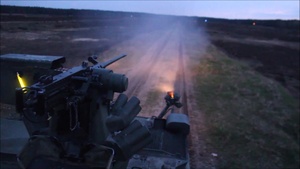 Battle Group Poland conducts its Stryker Gunnery