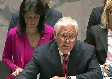 Secretary Tillerson Chairs UN Security Council Meeting on Denuclearization of the Democratic People's Republic of Korea