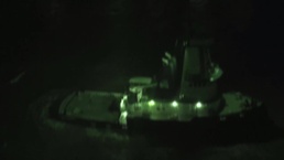 Tug Boats assist adrift barge off Galveston