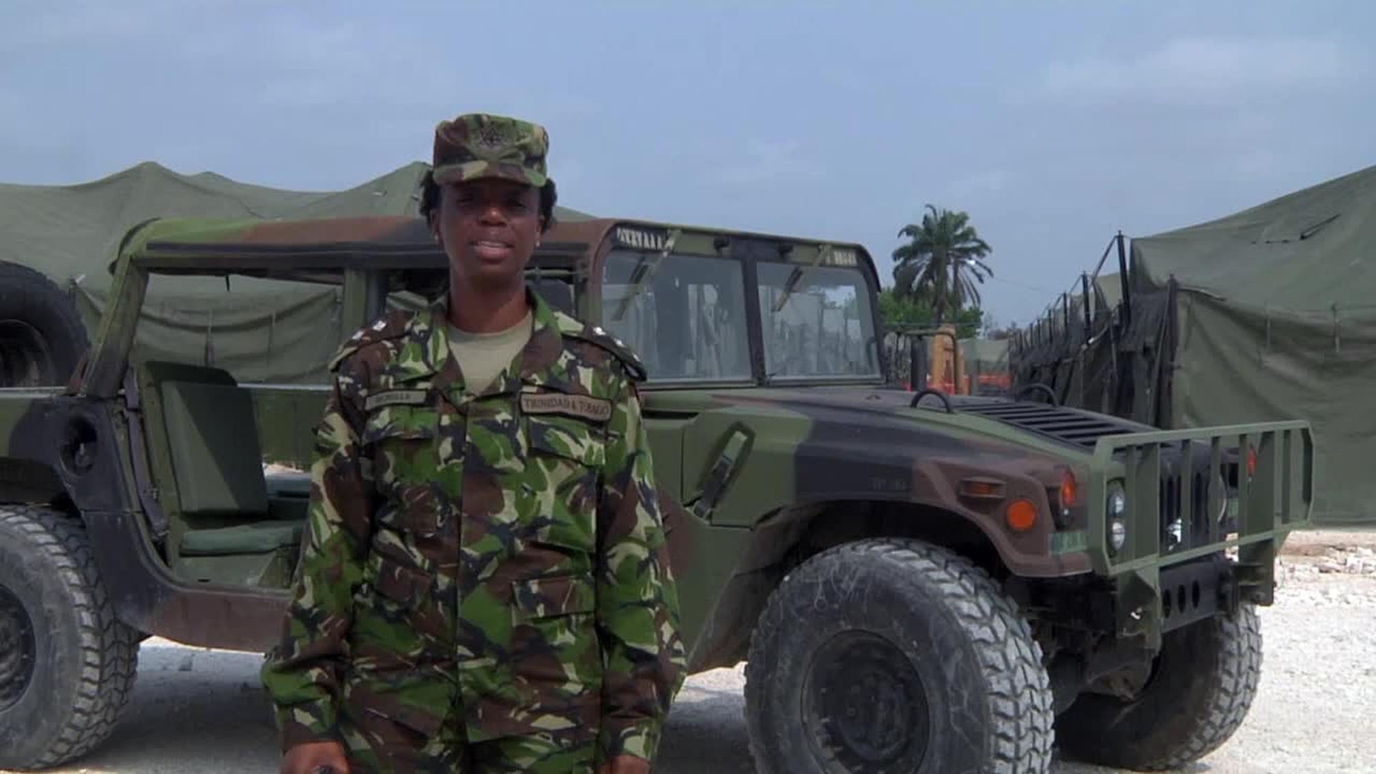 Trinidad and Tobago Army Captain Natalie Nicholls-McIntyre sends Mothers Day greetings from Belize. Nicholls-McIntyre is serving with Beyond the Horizon 2017.