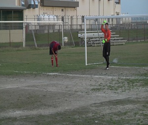 CLC-36 and Air Traffic Control compete in a soccer showdown (B-Roll)