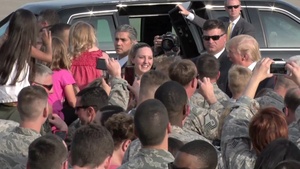 President Trump Greets 193rd Unit Members