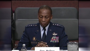 Gen. McDew Opening Statement Before the Senate Armed Services Committe