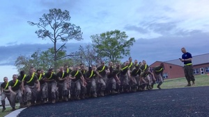Marine Recruits Test Combat Fitness on Parris Island
