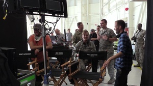 136th Airlift Wing Members Assist National Geographic's Production of "The Long Road Home"