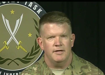Inherent Resolve Spokesman Briefs Reporters