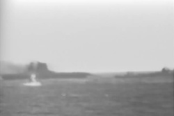 USS Lexington (CV-2) burning in Battle of Coral Sea (Part 1)
