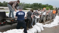 Missouri Soldiers protect commuters from rising waters