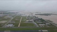 Arkansas National Guard Black Hawk Flyover of Flooded Portions of Northeast Arkansas