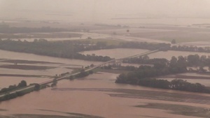 Flyover Of Flooded Portions Of Arkansas And Director Of Military Support Visits With Assisting Agencies
