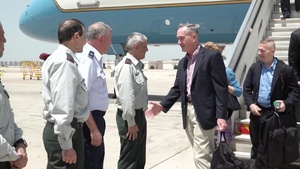 CJCS Dunford arriving in Israel