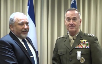 CJCS Dunford Meets Israeli MoD Lieberman