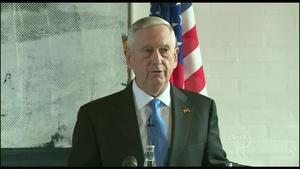 Mattis, Danish Defense Minister Hold News Conference in Copenhagen