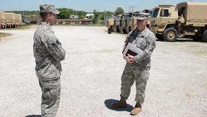 Chaplain provides worship, resiliency during flood relief efforts