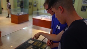 U.S. Marines tour Corregidor