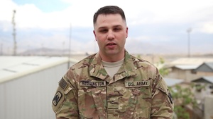 Chief Warrant Office 2 Mother's Day Greeting from Afghanistan