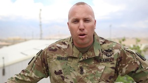 1st Sgt. Julio Santos Mother's Day Greeting from Afghanistan