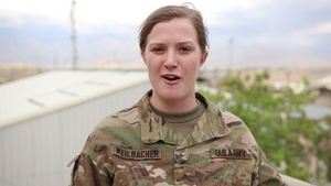 Cpl. Hanna Weilbacher Mother's Day Greeting from Afghanistan