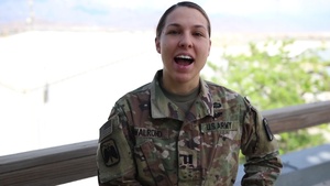 Capt. Alexa Walrond Mother's Day Greeting from Afghanistan