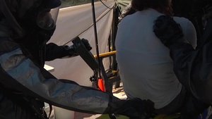 Mass Casualty Decon Lines (Day) at Exercise Guardian Response - B-Roll