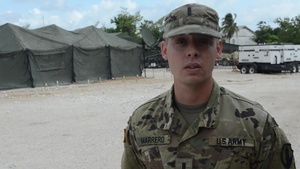 1st. Lt. Jonathan Marrero says Happy Mother's Day