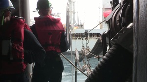 USS America (LHA 6) Takes on Fuel and Supplies While Underway
