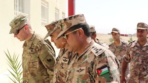BG Kramer visits Aqaba, Jordan during Eager Lion 17 (Arabic)