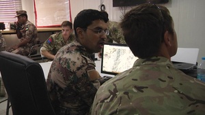 Multinational planners meet at Camp Zarqa, Jordan during Exercise Eager Lion 17