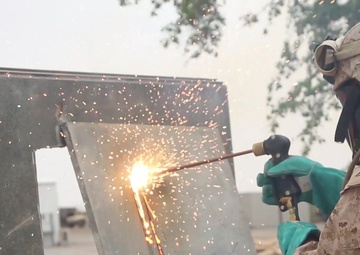 Crash Fire Marines spring into action