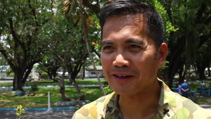 Balikatan: Community relations event near Clark Air Base (Interviews)