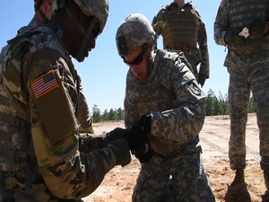 Soldiers Conduct Explosives Training
