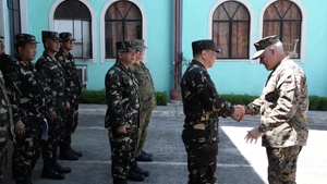 Chaplain Exchange Fort Aguinaldo during Balikatan (B-Roll)
