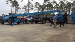 AFCEC Engineers Inspects New Telehandler Equipment B-Roll