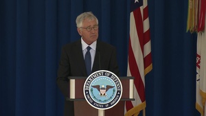 Mattis Unveils Hagel's Official Portrait